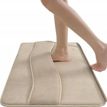 Koupelnová předložka Koupelnová předložka Kobereček pěnový Foam Super savý 40 x 60 cm béžový