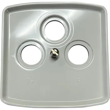 Elektrická zásuvka Kryt zásuvky televizní, rozhlasové (a satelitní) ABB Tango 5011A-A201 S - šedá