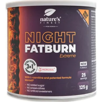Spalovač tuku Natures Finest Night fat burn extreme 125g