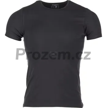 Pánské tričko Podvlékací triko s krátkým rukávem, černá, vel. 4XL