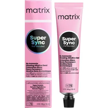 Barva na vlasy Matrix SoColor Sync Pre-Bonded Alkaline Toner demi-permanentní alkalická barva bez amoniaku 90 ml, 10G