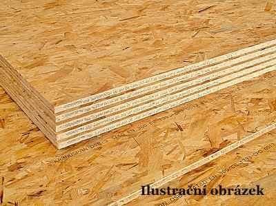 OSB-3 | 8 mm | Rovná hrana Rozměr: 1250 * 2500