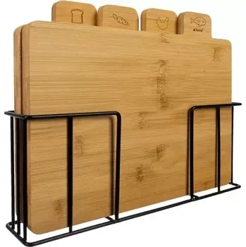 Kuchyňské náčiní Ruhhy Krájecí bambusová prkénka 28 × 20 × 1,2 cm