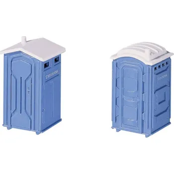 Modelová železnice H0 mobilní toilty stavebnice