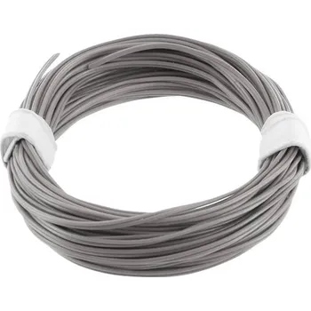 elektrický kabel econ connect KZL2X008GR5 lanko/ licna 2 x 0.08 mm² šedá 5 m