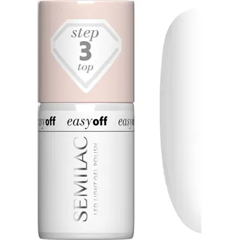 Lak na nehty Semilac Easy Off Step 3 gelový vrchní lak na nehty 7 ml
