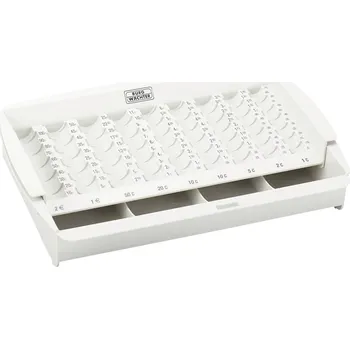 Příruční pokladna Burg Wächter 24670 počítadlo na mince (š x v x h) 326 x 228 x 65 mm šedá