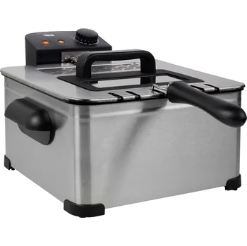 fritéza Tristar FR-6949 fritéza se studenou zónou, 5 l, 2 000 W, stříbrná (matná)