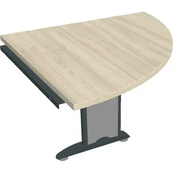 Psací stůl Stůl spojovací pravý - CP 901 P - AKÁT , ČERNÁ Ral 9005