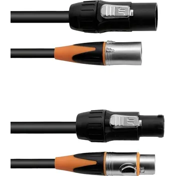 Řízení osvětlovací techniky Eurolite DMX propojovací kabel [1x XLR zásuvka 3pólová - 1x XLR zásuvka 3pólová] 3 m