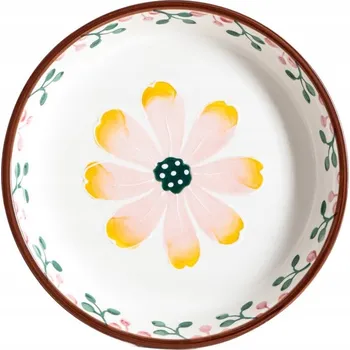 Servírovací mísa NOYA kulatá 20 cm HOMLA s květinovým motivem