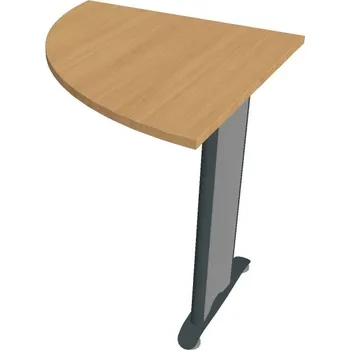 Psací stůl Stůl spojovací levý FP 901 L - BUK , ČERNÁ Ral 9005