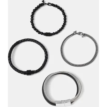 Náramek Náramek Aldo DANNIELL 4-pack DANNIELL.971 černá 99X, vel. ONE SIZE