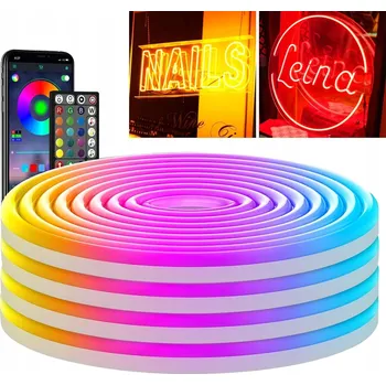 LED páska LED pásek RGB 5m IP65 Dálkový Ovladač Aplikace Neon Dekorativní Vodotěsný