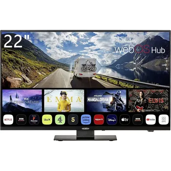 Televizor Reflexion LDDX22iBT_B LCD TV, 55 cm 22 palec, E (A - G), DVB-T2, DVB-C, DVB-S2, Full HD, Smart TV, WLAN, DVD-Player, CI plus , černá