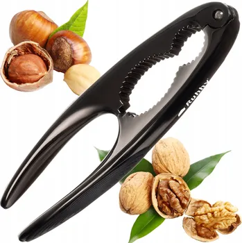 Louskáček LOUSKÁČEK NA OŘECHY NA DŘEVĚNÉ PODSTAVĚ, SILNÝ OCELOVÝ RUČNÍ DRTIČ