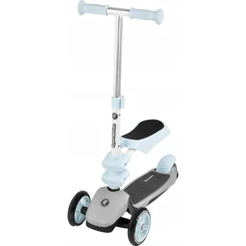 Koloběžka Tříkolová koloběžka HyperMotion s sedátkem, modrá, hliníková