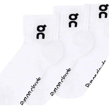 Dámské ponožky On Logo Sock Mid 3P 2UF10520069 U - white S