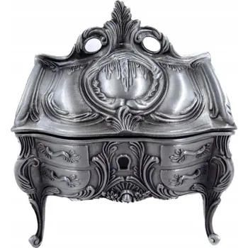 Šperkovnice Elegantní šperkovnice na nožičkách Krabička na šperky bohatě zdobená