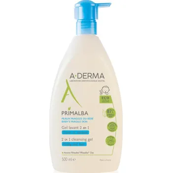 Kosmetika A-Derma Primalba Baby mycí gel na tělo a vlasy pro děti 500 ml