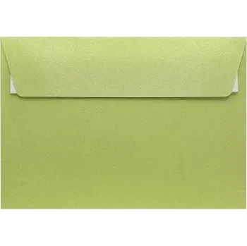 Obálka Metalická (perleťová) obálka limetková C6 (114x162mm) PS