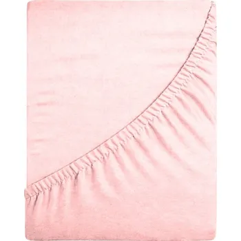 Prostěradlo Prostěradlo Jersey Delux - pudrové 90x200 S gumou, Polský výrobek
