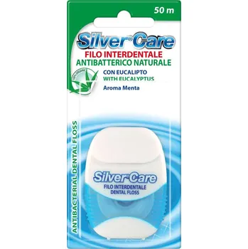 Zubní nit SilverCare Dentální nit antibakteriální 50 m
