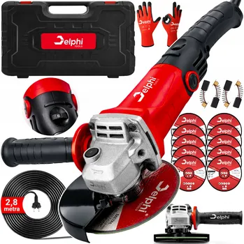 úhlová bruska Úhlová bruska síťová Delphi tools 1250 W 230 V