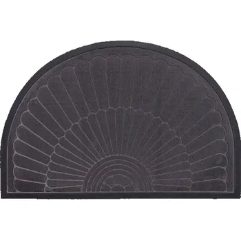 VSTUPNÍ ROHOŽKA 50X80 KE DVEŘÍM S 3D NÁJEZDEM, GUMOVÁ, PROTISKLUZOVÁ