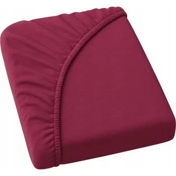 Prostěradlo Prostěradlo jersey s gumou 70x140 tmavě fialové fuchsiové bavlněné