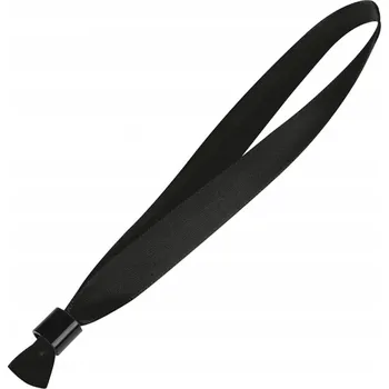 Náramek Náramek na ruku 10 ks ČERNÝ na akce, koncerty, maturitní ples (Bez potisku)