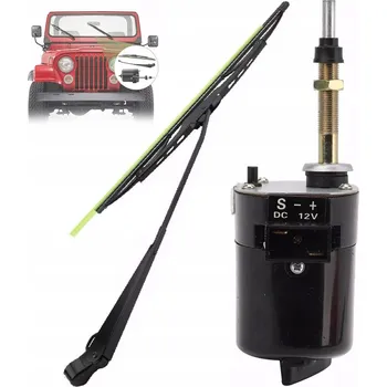 Motorek stěrače a odstřikovače MOTOREK STĚRAČŮ 12V PRO TRAKTOR S RAMENEM A STĚRAČEM 40CM