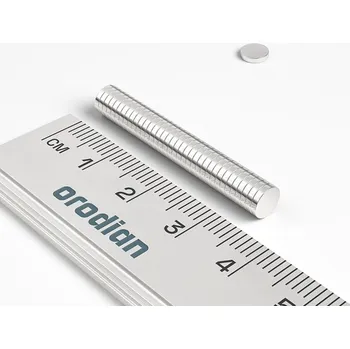 Dekorativní magnet Neodymový magnet válec 5×1 mm - N45