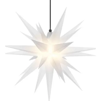 umělá květina Herrnhutská hvězda A7 - Ø cca 68 cm, mléčně bílá