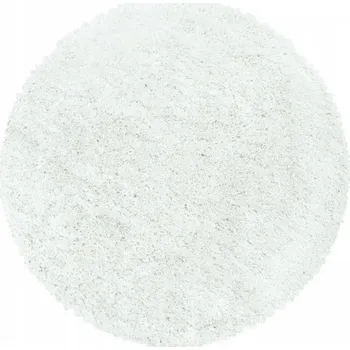 Koberec Hans Home Kusový koberec Fluffy Shaggy 3500 white kruh - 80x80 (průměr) kruh