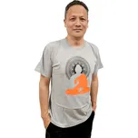 Tričko Buddha - šedé Velikost: 44