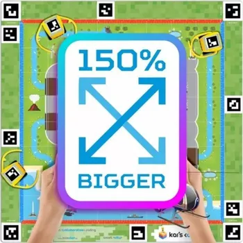 Robot Kai´s Education - Kai´s Clan - AR a VR podložka Smart City (XL velikost)