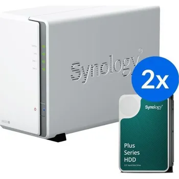 Ukládání dat Synology DS223J+2x HAT3310-12T (2x 12TB)