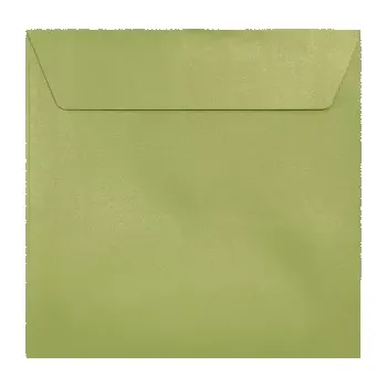 Obálka Metalická (perleťová) obálka limetková 155x155mm PS
