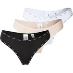 GUESS Tanga světle růžová / černá / offwhite