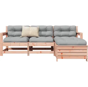 Zahradní lavice zahrada-XL 4dílná zahradní sedací souprava masivní dřevo douglasky 3250794