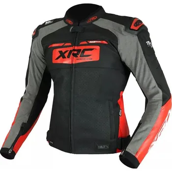 Moto bunda Kožená bunda Xrc Moos 2.0 Hlt men blk/red/wht - 58 / červená