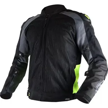 Moto bunda Pánská bunda Xrc Haderg Air 2.0 blk/grey/fluo - XL / černá