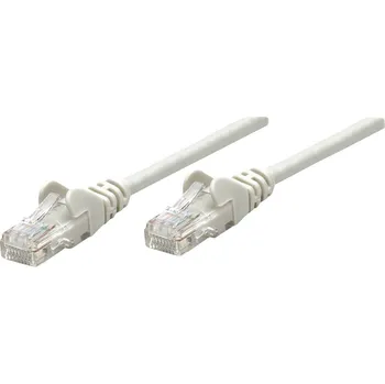 Datový kabel Intellinet 319768 RJ45 síťové kabely, propojovací kabely CAT 5e U/UTP 3.00 m šedá 1 ks