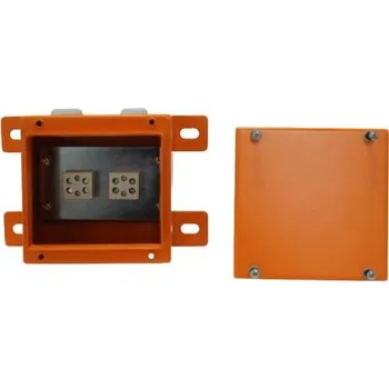 Rozvaděč RS PRO Rozvodná skříň Ocel Oranžová 200 mm 200 mm IP65 IECEx 105 mm