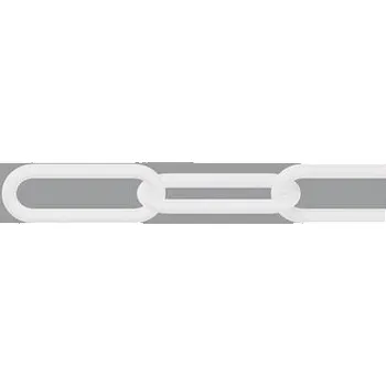 Tažné lano dörner plus helmer 138104 řetěz zákazu vstupu bílá plast 50 m