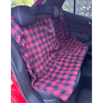 Auto elektroinstalace Vyhřívaná deka červenočerná 150 x 110 cm, 359231