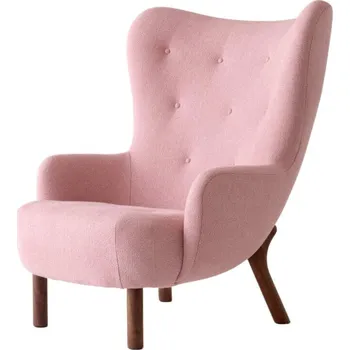 Křeslo &Tradition Křeslo Petra VB3, walnut/Ecriture 0640