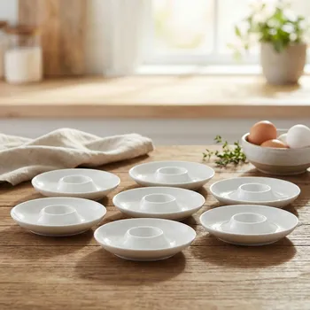 Stojánek na vajíčko LA PORCELLANA BIANCA Vejce 6 ks. - podložky na vejce z porcelánu
