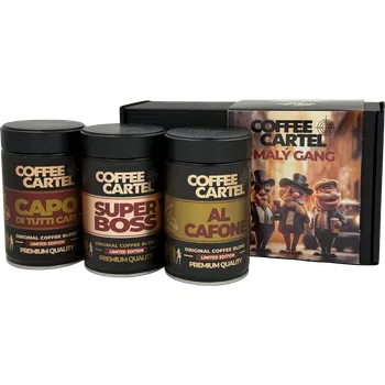 Káva Káva Fixi Coffee Mafia Malý gang – degustační sada kávy 3 x 150g
